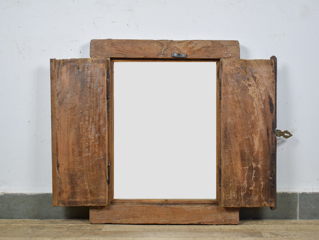 MILL-1605/20 Wooden Window With Mirror C34