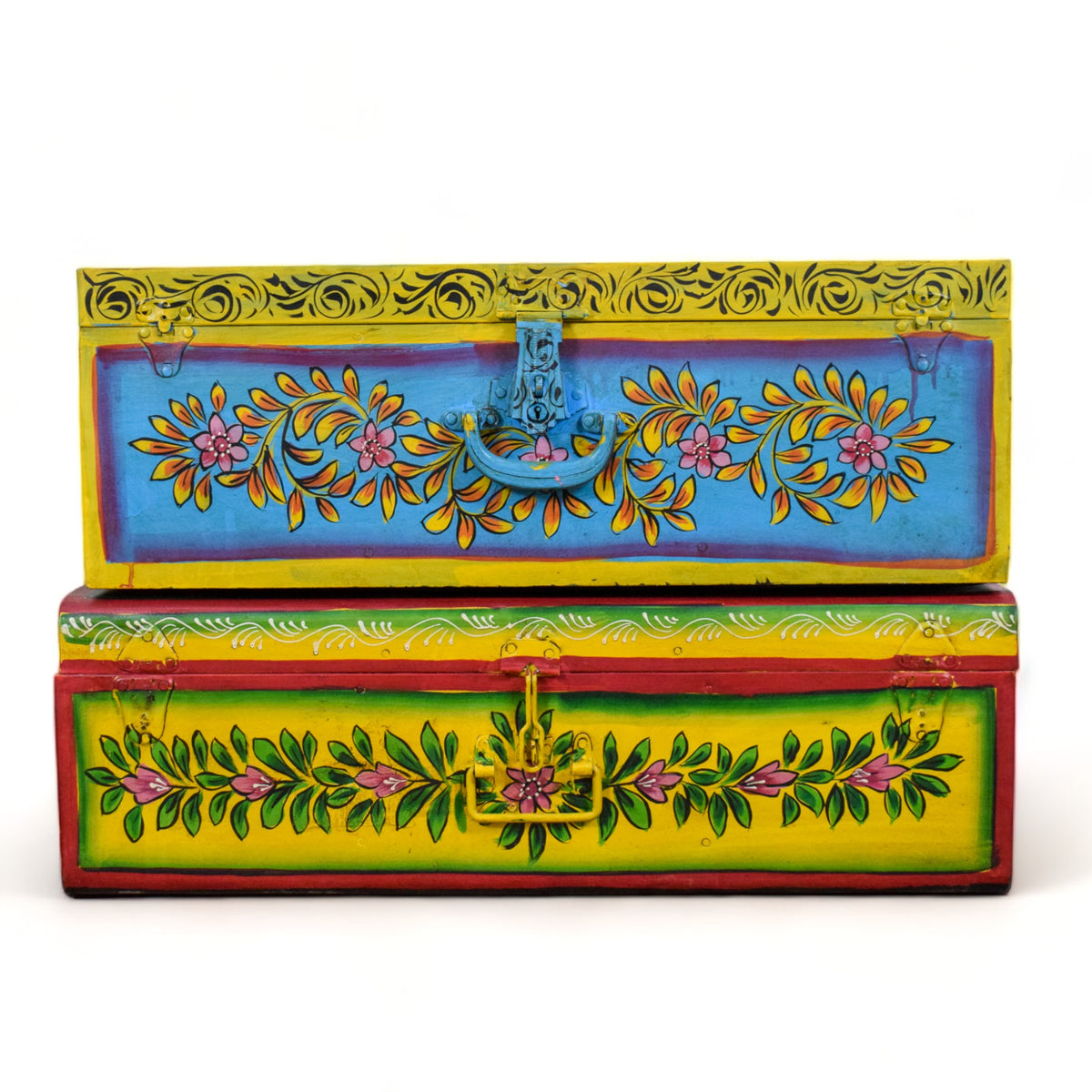 MILL-1499/1 Large Hand Painted Trunk C39