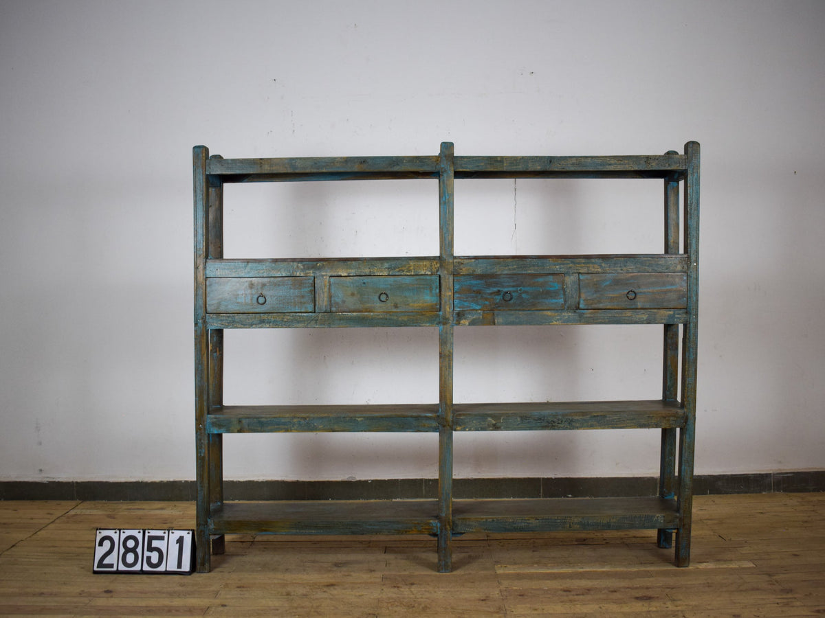 MILL-2851 Large Wooden Shelves With Drawer C39