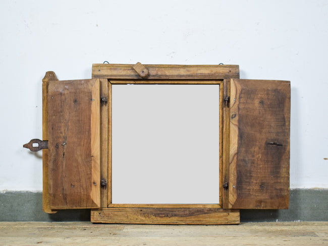 MILL-1605/11 Wooden Window With Mirror C33