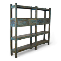 MILL-2851 Large Wooden Shelves With Drawer C39