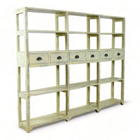 MILL-2354 Large Shelving Rack With Drawers C39