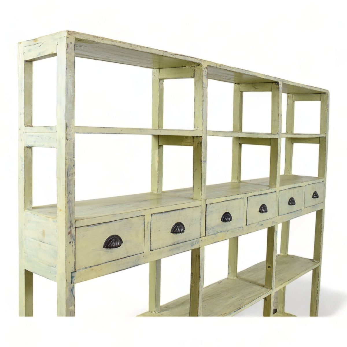 MILL-2354 Large Shelving Rack With Drawers C39