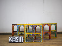 MILL-2841 Hand Painted Four Arch Shelves C39