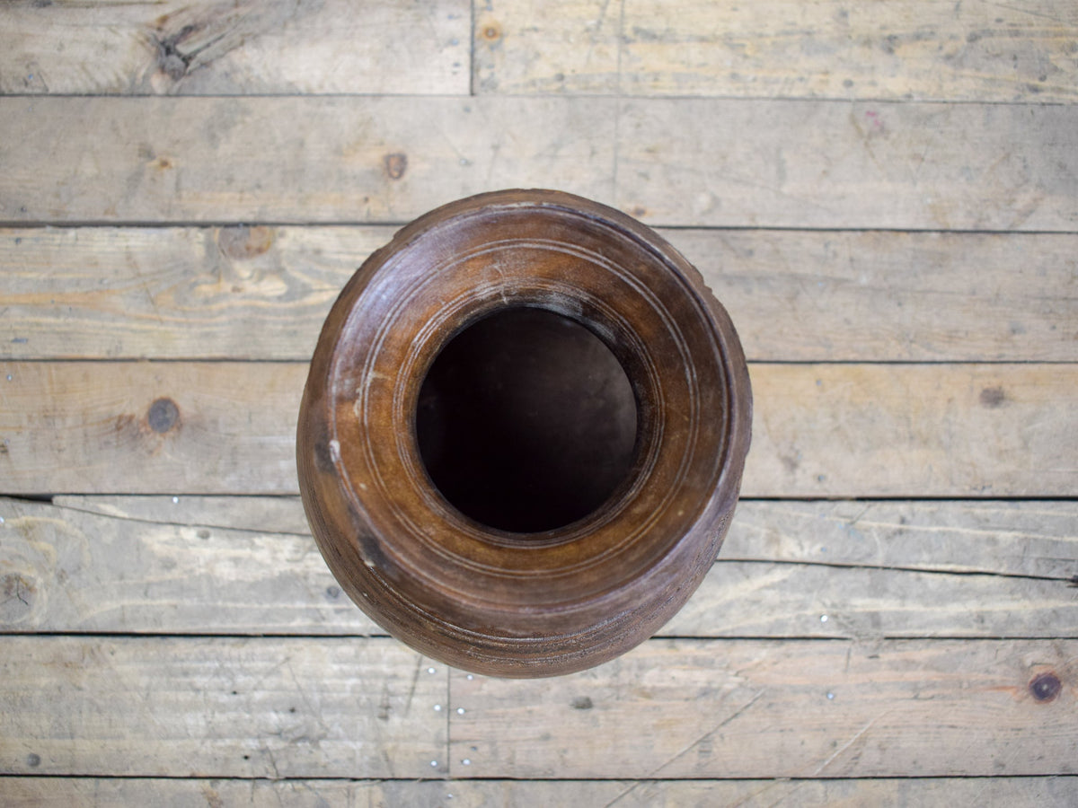 MILL-2817 Wooden Pot C39