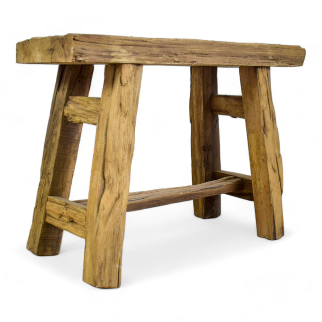 MILL-1317 Rustic Wooden Stool C34