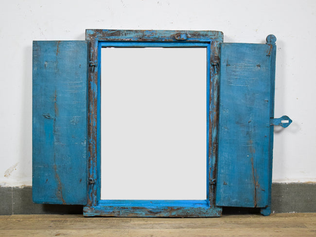 MILL-1605/30 Wooden Window With Mirror C33
