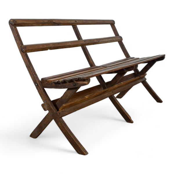 MILL-2593 Folding Wooden Bench C35