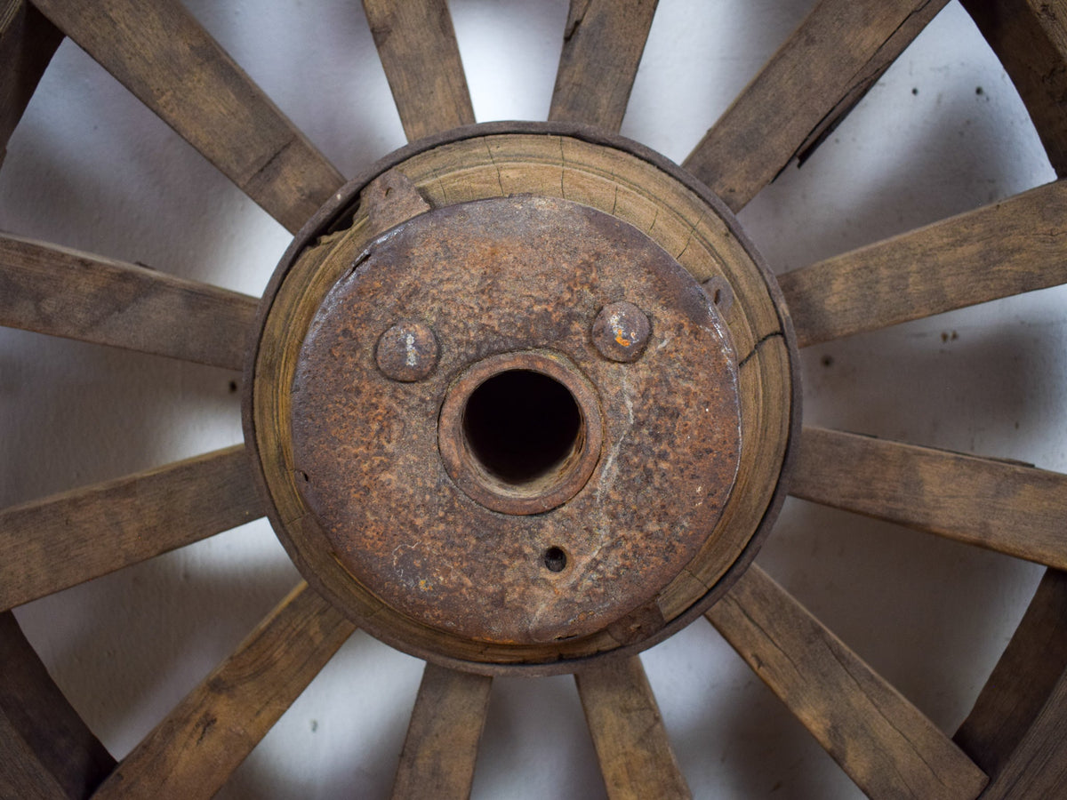 MILL-2335 Old Wooden Wheel C39