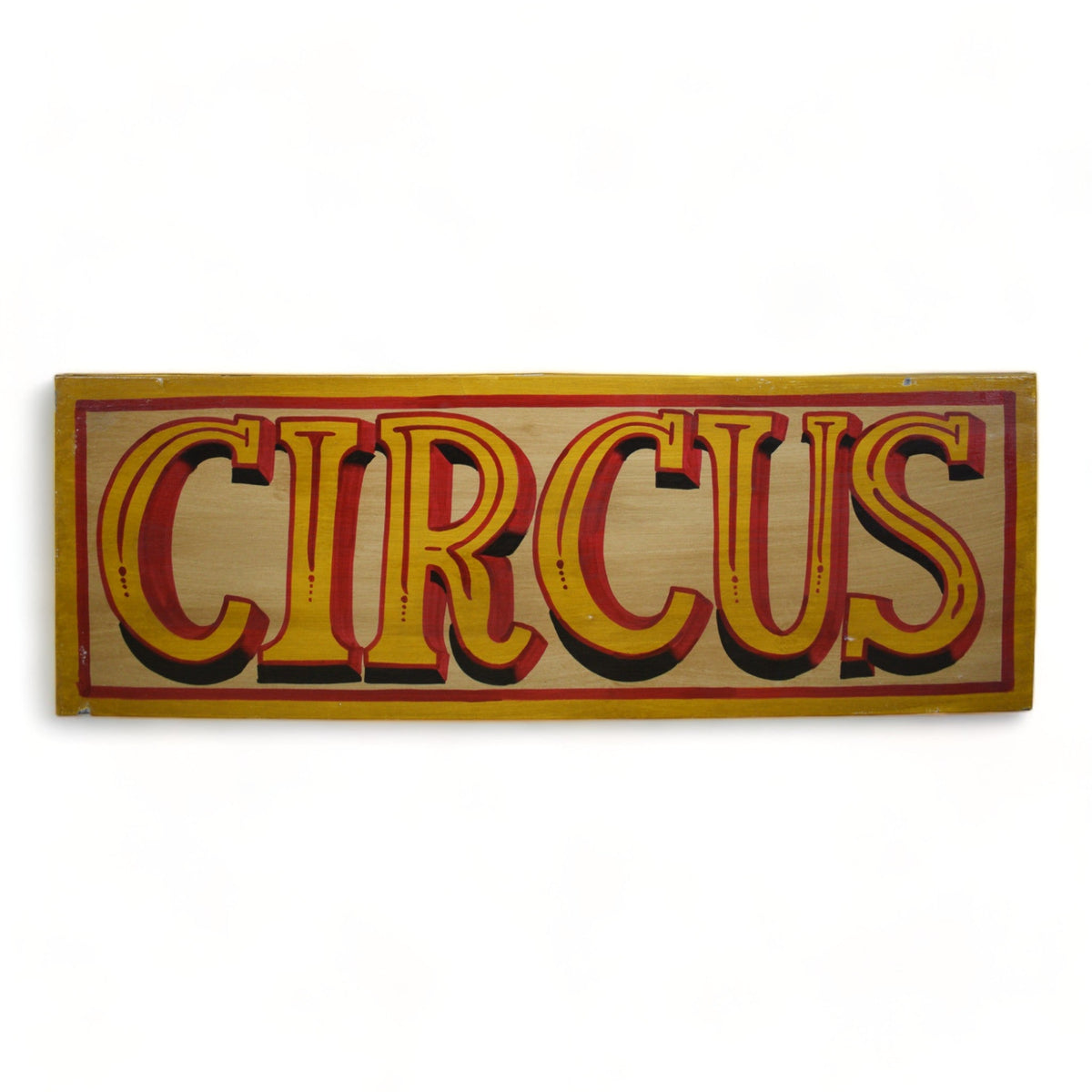 MILL-910/2 Metal Hand Painted Sign 'CIRCUS' C36