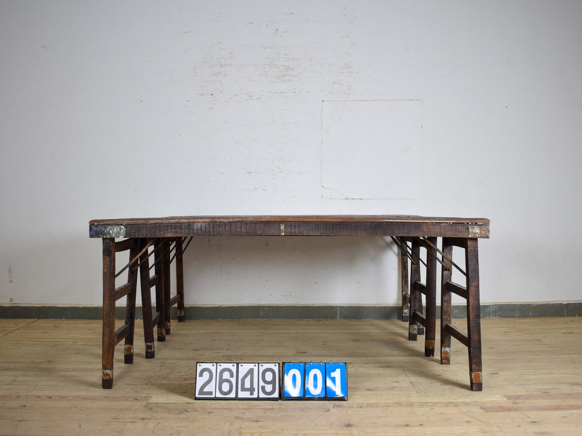 MILL-2649/2 Wooden Folding Table C38-C39