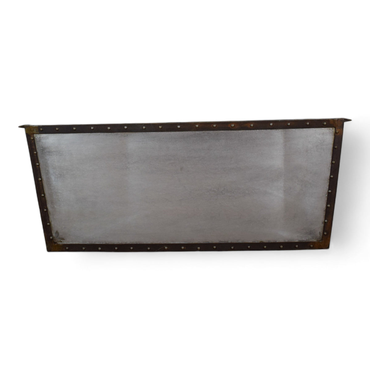 MILL-1588 Large Riveted Galvanized Trough Planter 103 cm C39