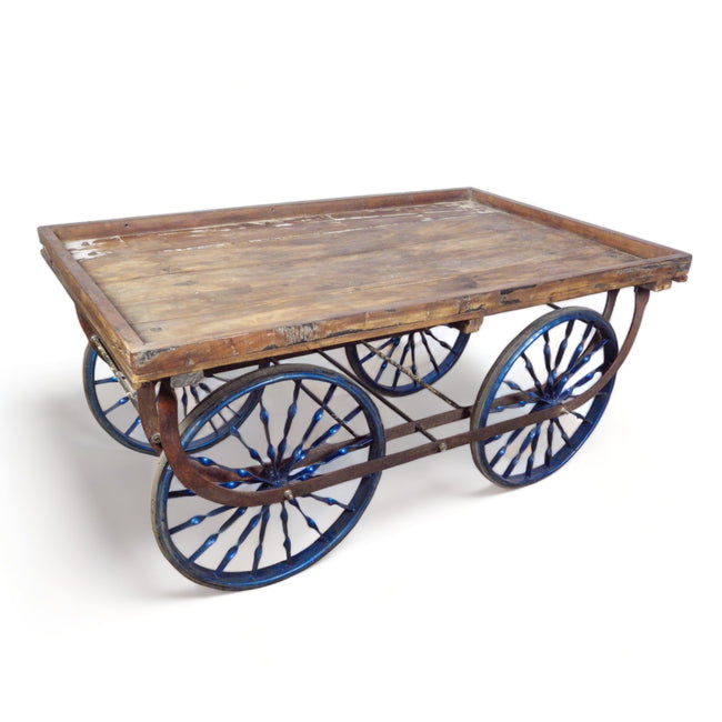MILL-1057 Indian Wooden Cart C32