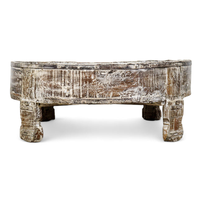 MILL-1555/6 Wooden Chakki Table C27