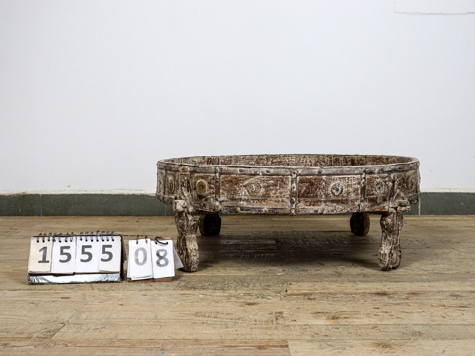 MILL-1555/8 Wooden Chakki Table C27