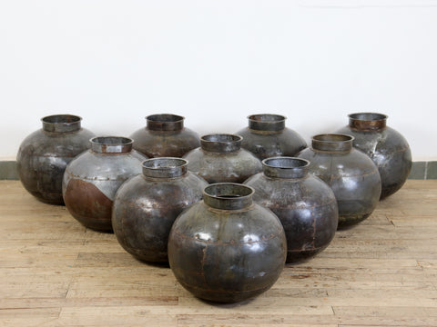 MILL-TR17/2 Large Glazed Turkish Olive Pots 60 cm