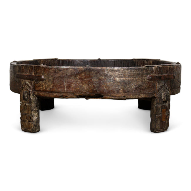 MILL-1555/18 Wooden Chakki Table C25