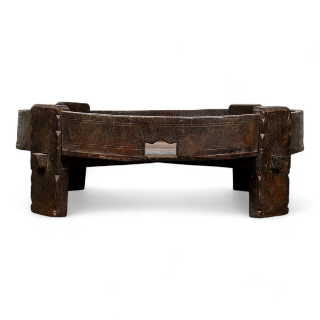 MILL-1555/19 Wooden Chakki Table C25