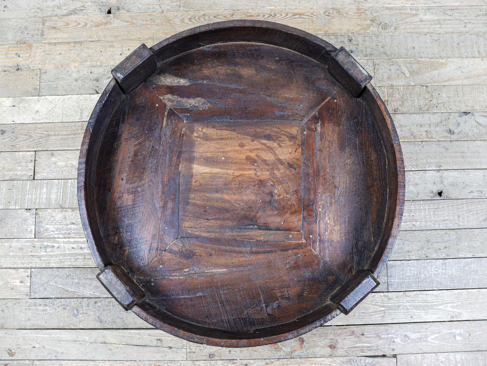 MILL-1555/19 Wooden Chakki Table C25