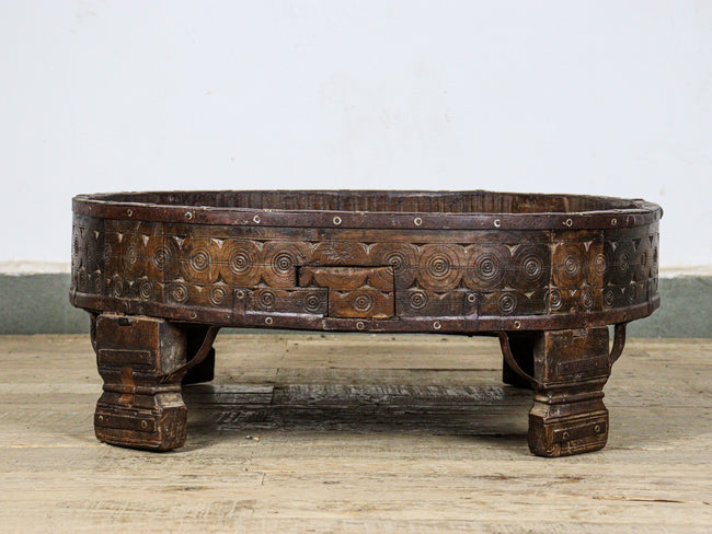 MILL-1555/25 Wooden Chakki Table C27