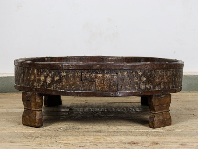 MILL-1555/26 Wooden Chakki Table C27