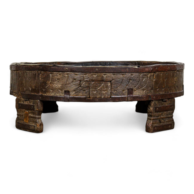 MILL-1555/39 Wooden Chakki Table C27