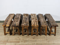 MILL-2030 Rustic Wooden Bench C25