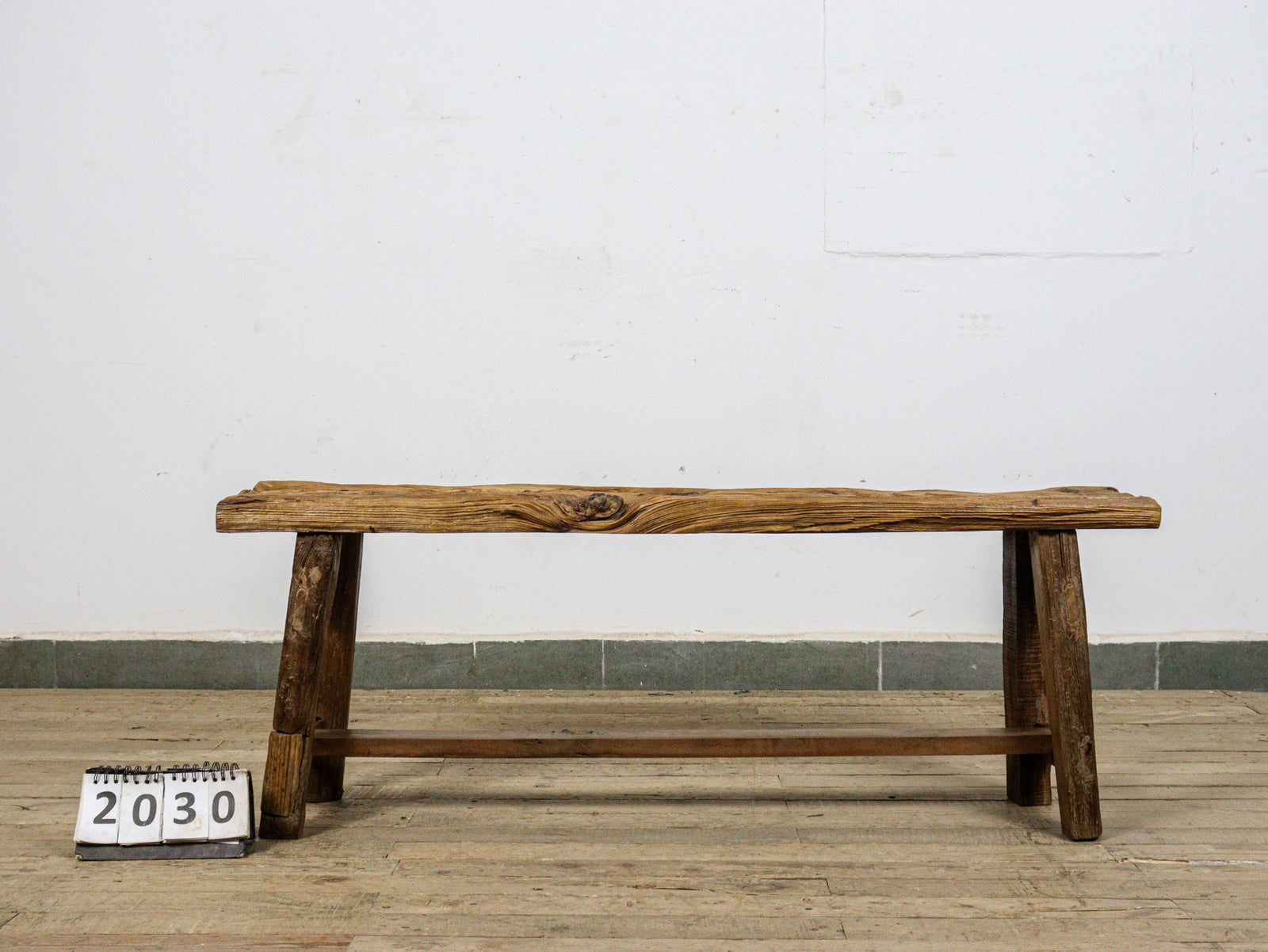 MILL-2030 Rustic Wooden Bench C25