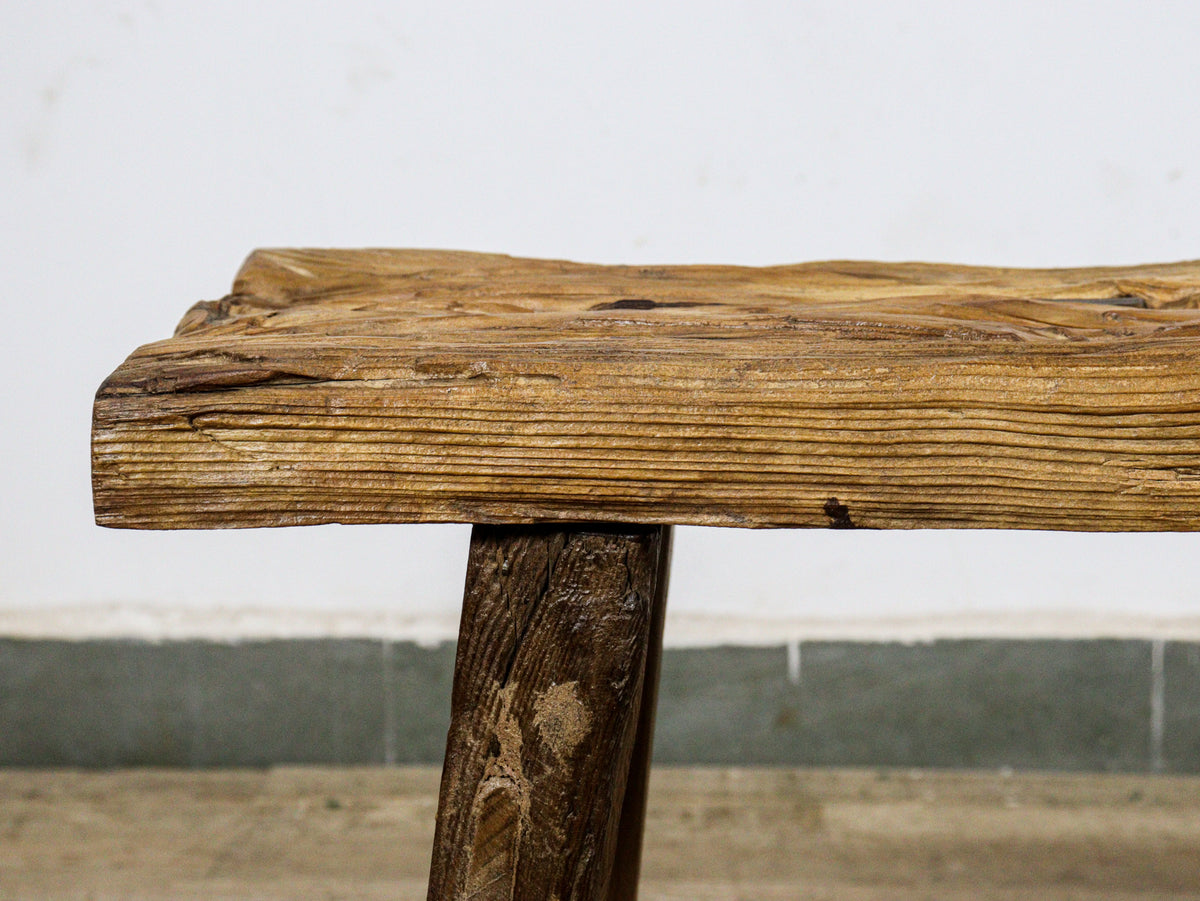 MILL-2030 Rustic Wooden Bench C25