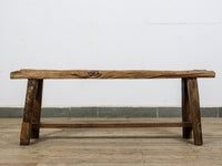 MILL-2030 Rustic Wooden Bench C25