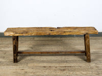 MILL-2030 Rustic Wooden Bench C25