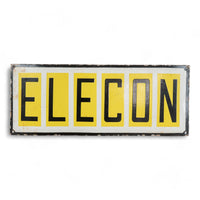 MILL-1775/1 Enamel 'Elecon' Sign C21