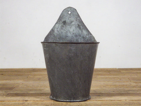 MILL-627/7 Large Galvanised Wall Planter C26