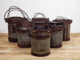 MILL-1149 Set of 3 Bucket Planters C32