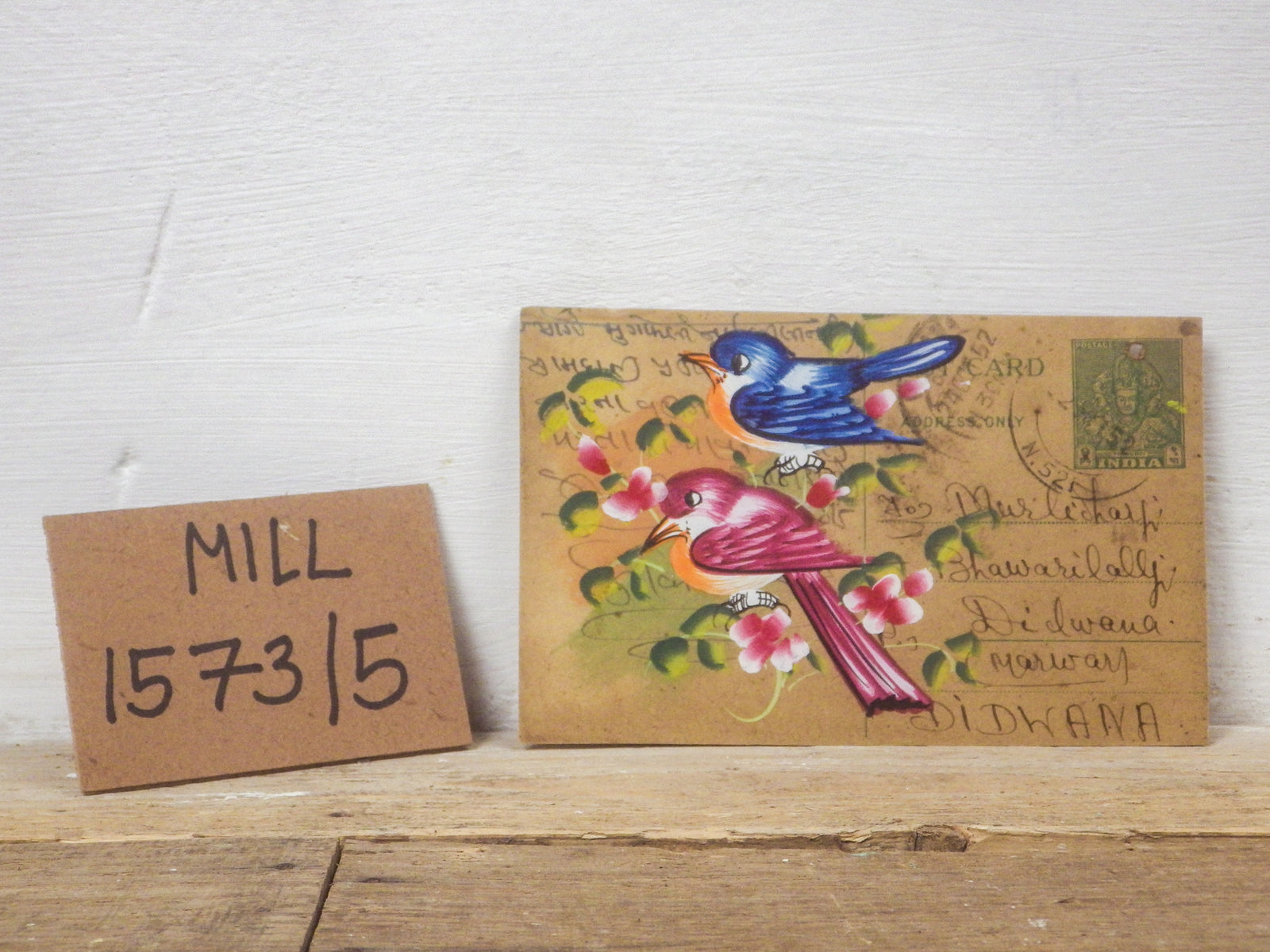 MILL-1573/5 Hand Painted Old Post Card C18