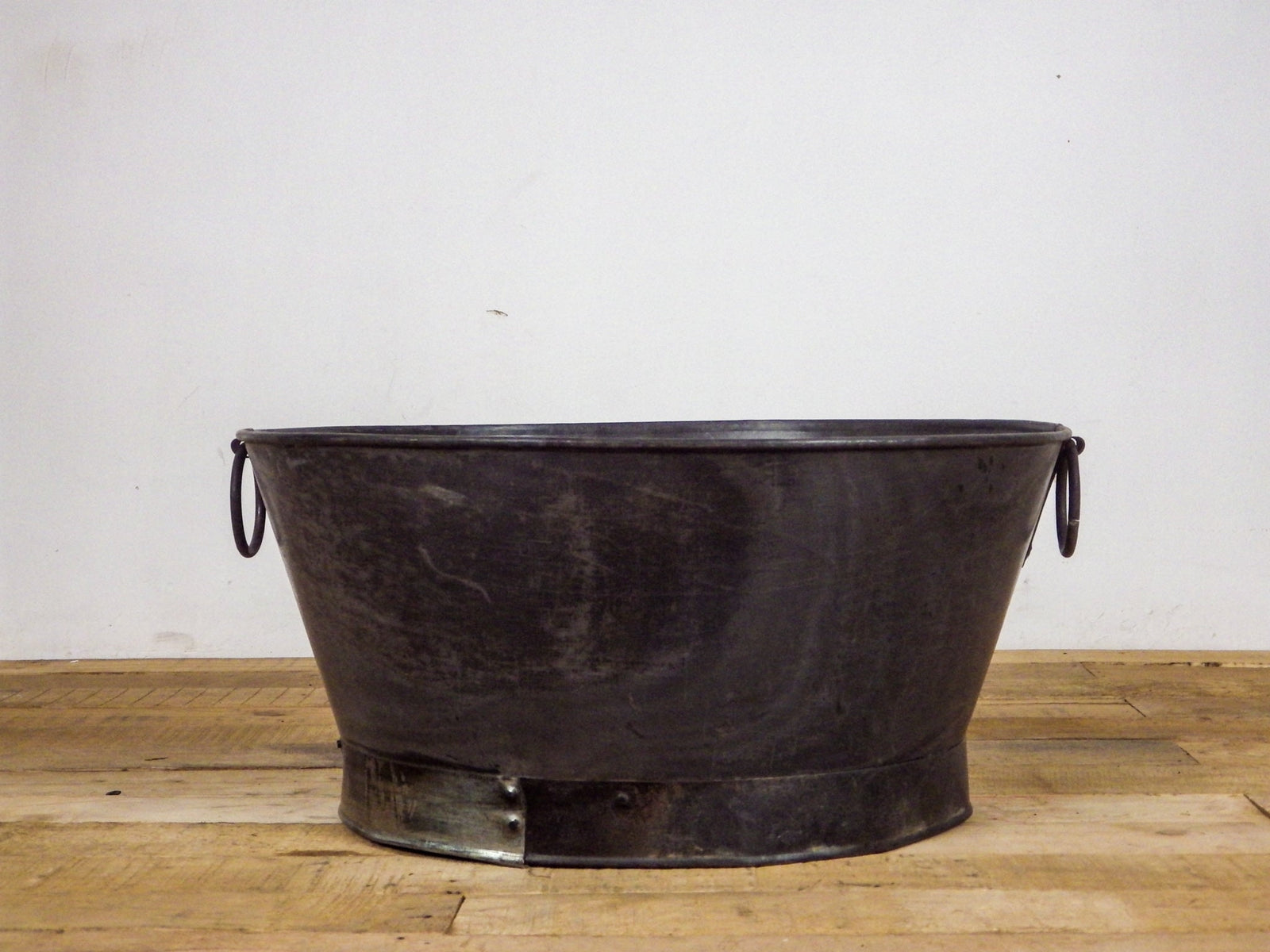 MILL-1150/2 Galvanised Tub Planter 40 cm C18