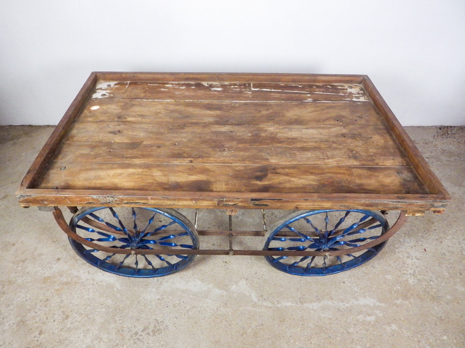 MILL-1057 Indian Wooden Cart C21