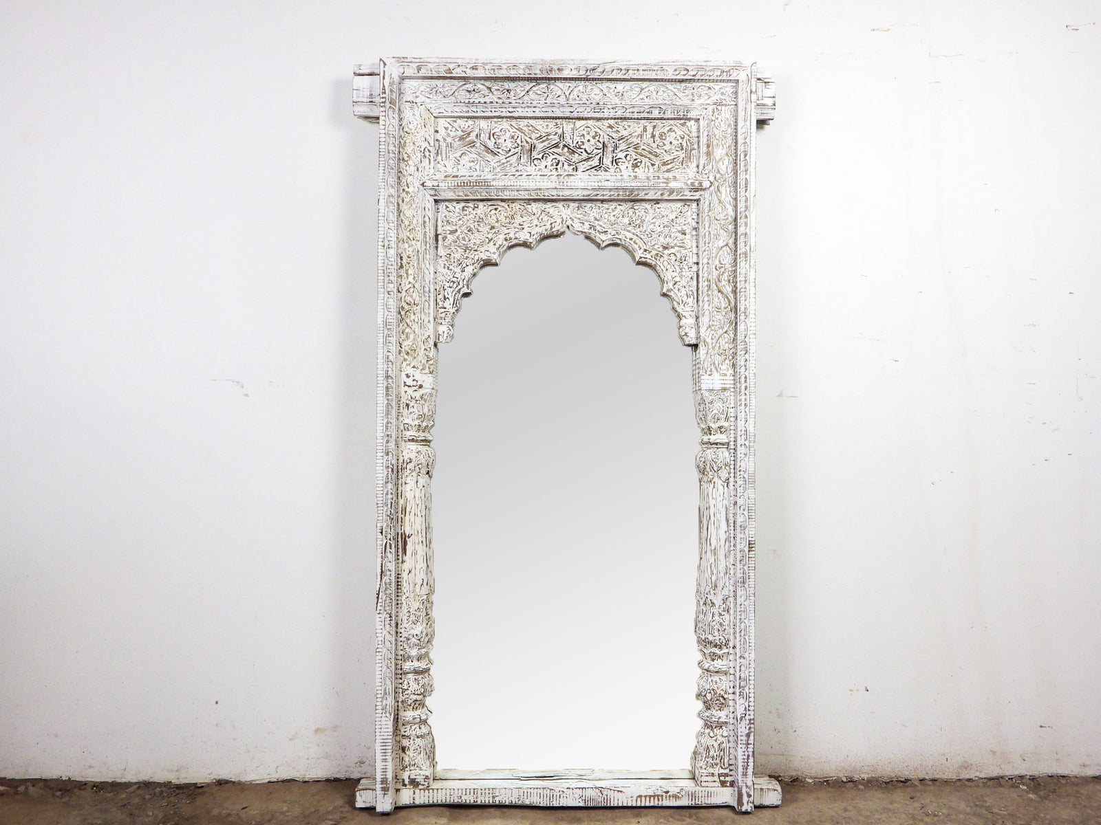 MILL-871/3 Wooden Arch Mirror 5ft
