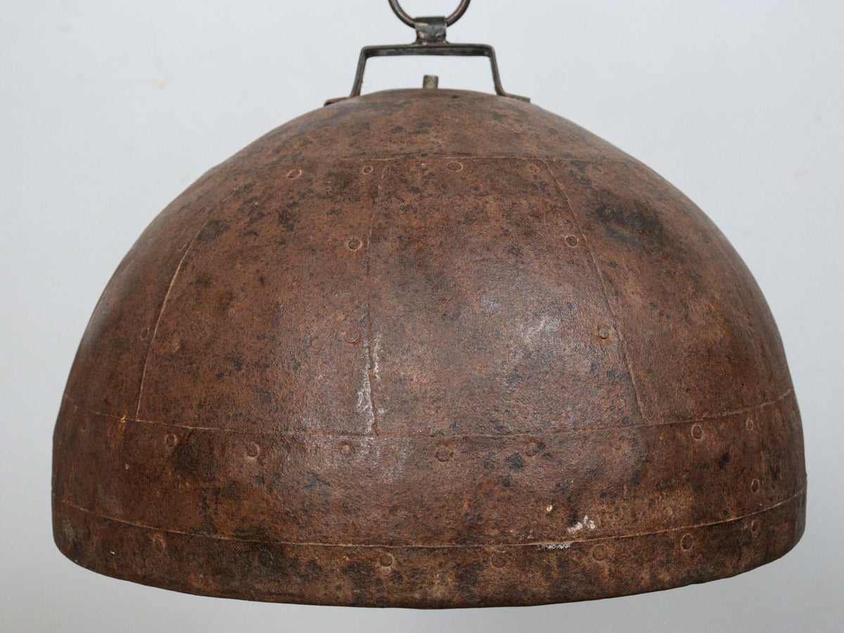 MILL-1713/2 Large Rustic Old Metal Light Shade C21