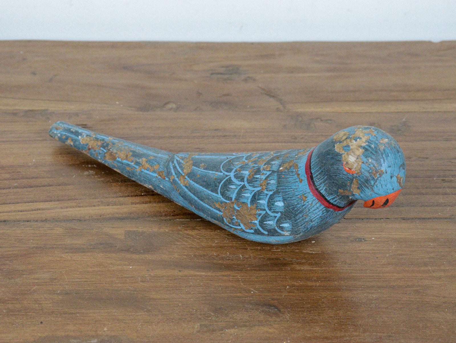 MILL-1619 Wooden Painted Parrot C21